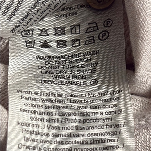 Jack & Jones premium  Light Beige Button Down Shirt JPRBLASUMMER half placket - Picture 8 of 8